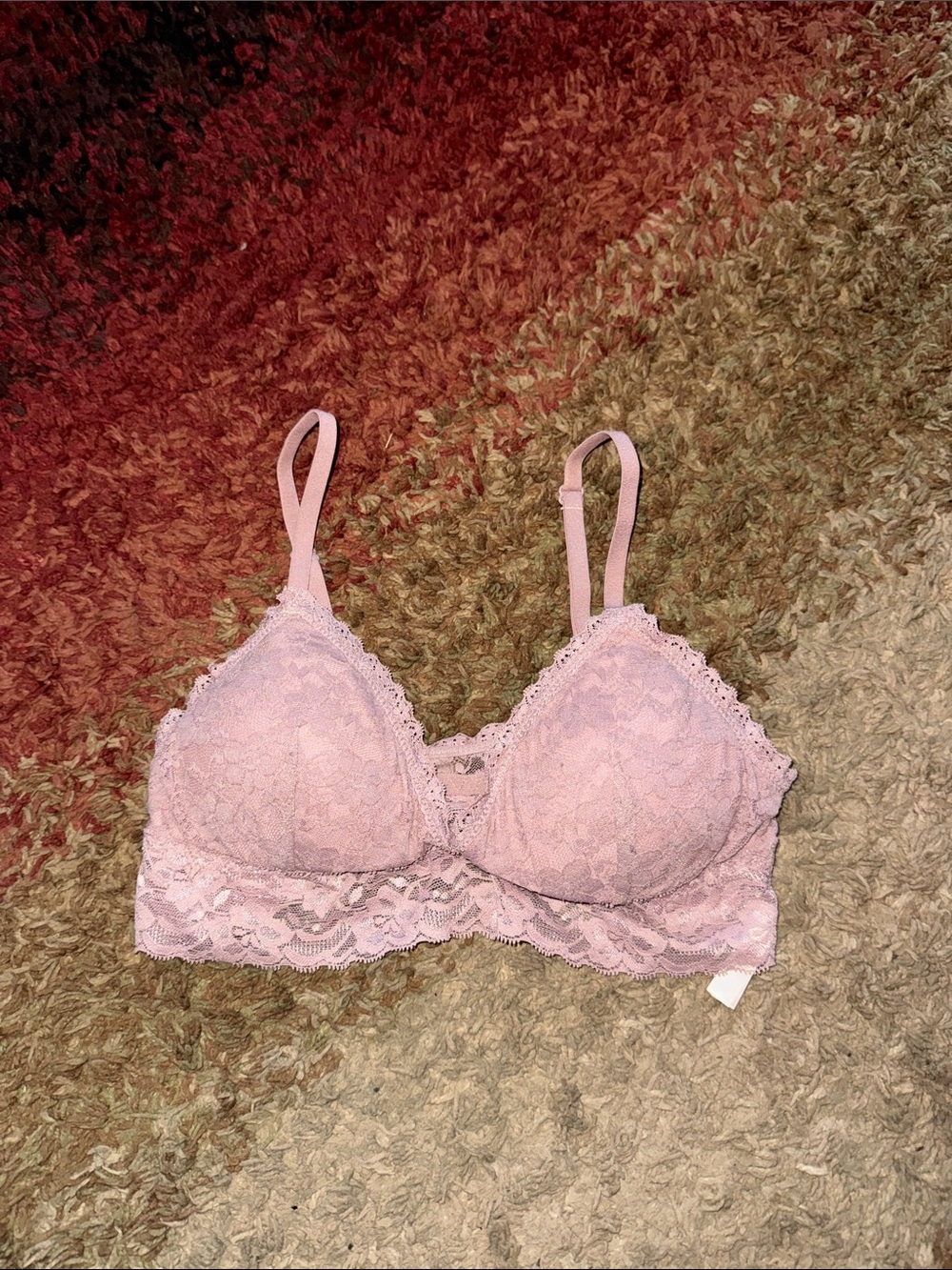 Lace Bralette in Light Pink